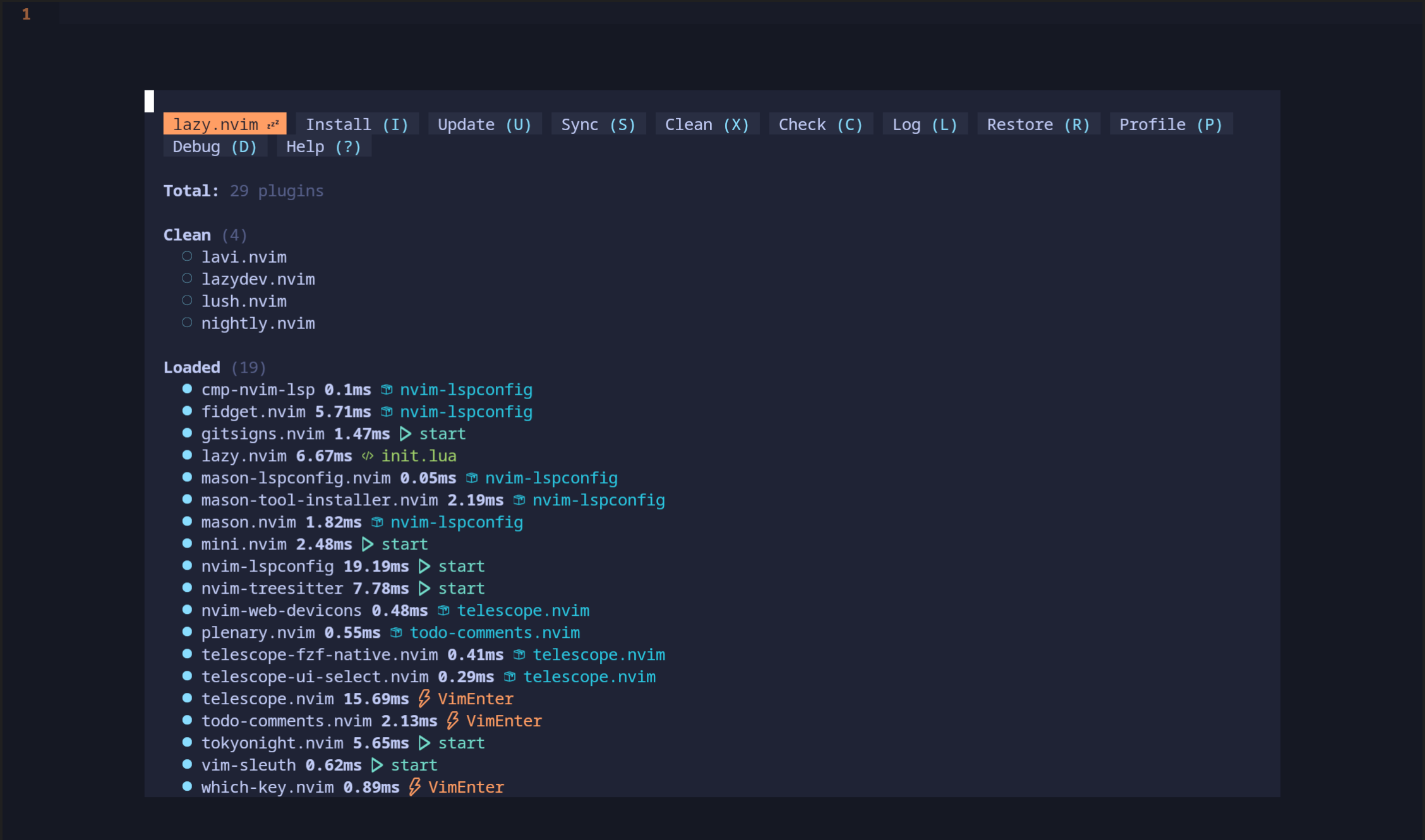 lazy plugin manager